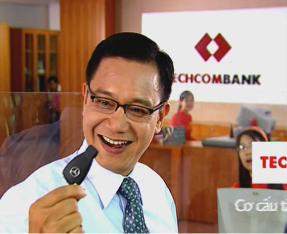 TVC quảng cáo Techcombank gửi tiết kiệm trúng Oto